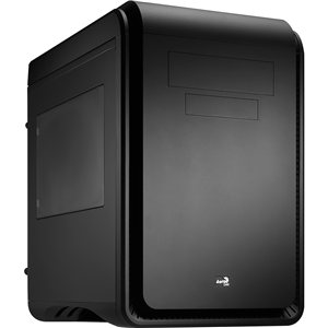 Aerocool Dead Silence Gaming Cube Case Black with Window (No PSU) (702)